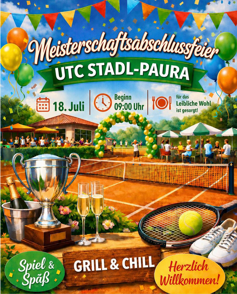 Meisterschaftsabschlussfeier 18.07.2026
